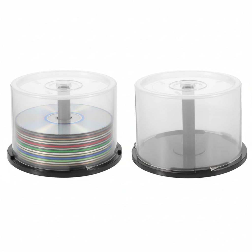 Amazon.com: DOITOOL CD/DVD Cake Box Spindle, 2Pack Empty DVD