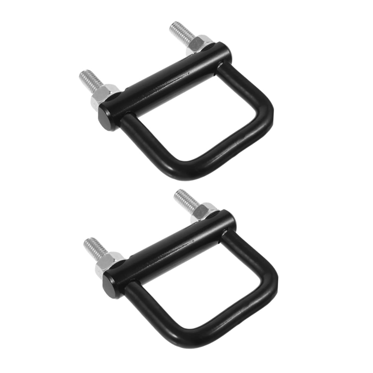 2 piezas Abrazadera de Enganche Remolque Metal Resistente Estabilizador Antirruido para Acoplamiento Seguro Transporte y Camping