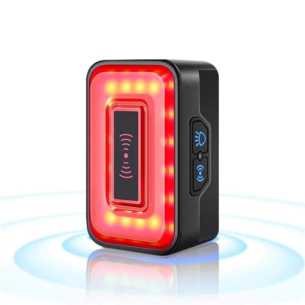Inteligentny radar rowerowy Tylne światło rowerowe Inteligentna lampa czujnikowa hamulca tylnego Ebike LED Nowe tylne światło rowerowe