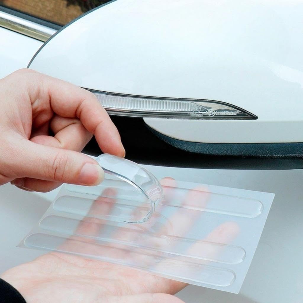 OLLEVRA Oto Şeffaf Darbe Koruyucu Kendiliğinden Yapışkanlı Bantlar 4 Adet