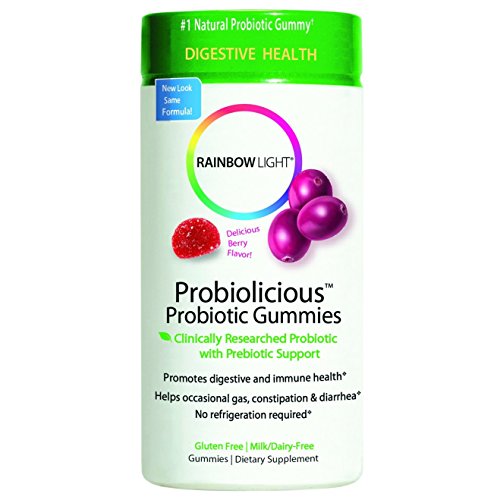 Rainbow Light Probiolicious Gummies, Natural Berry Flavor, 50 Count , Pack of 3 Rainbow-f7v5 Rainbow Light Probiolicious Gummies, Natural Berry Flavor, 50 Count , Pack of 3 Rainbow-f7v5
