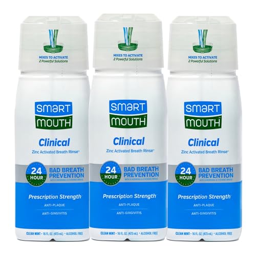 SmartMouth DDS Activated Clinical Mouthwash - for Fresh Breath - ...