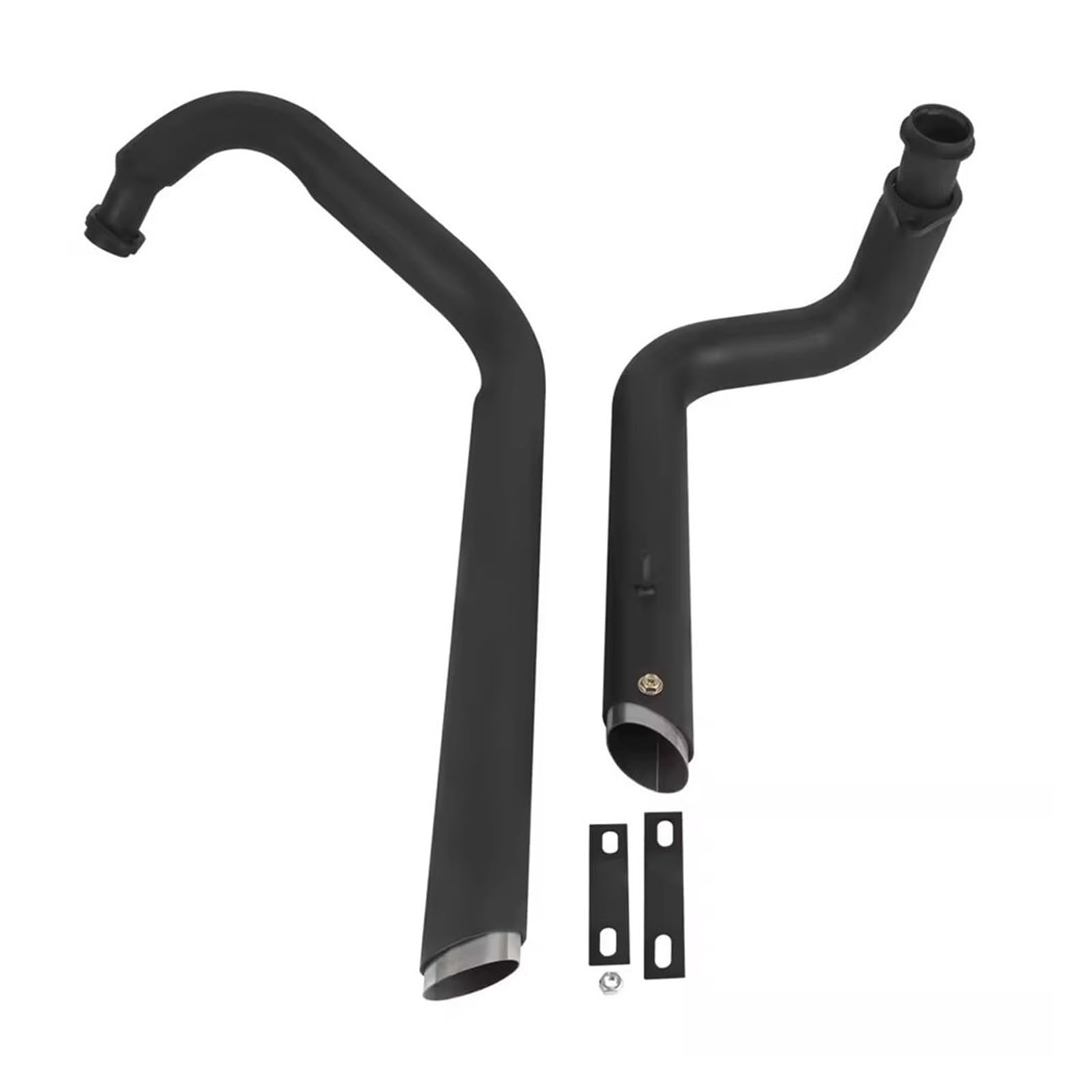 rura wydechowa motocyklowy wydech Pasuje Do Kawasaki VULCAN S 900 EN900 VN900 S900 EN900d Układ Wydechowy Ze Stali Nierdzewnej Tłumik Rury Wymienne Tłumiki(Black)