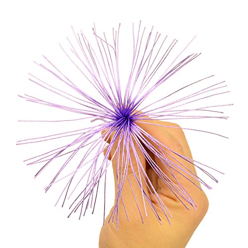 Image of 100pcs 13cm /5 Inch Silky Floss Bookmark Tassels with 2-Inch Cord Loop and Small Chinese Knot for Jewelry Making, Souvenir, Bookmarks, DIY Craft Accessory (Purple)
