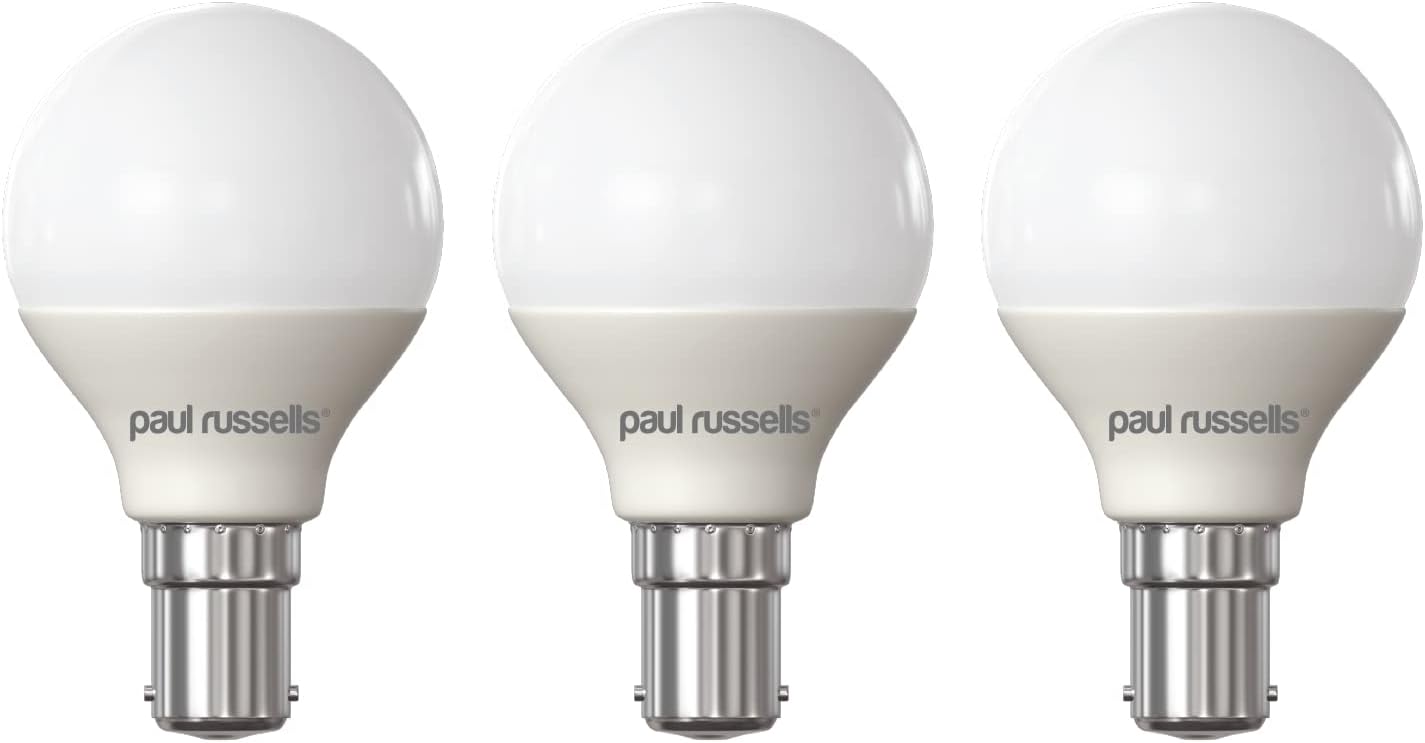 paul russells 6.5W LED Golf Ball Light B15, Small Cap, 60w