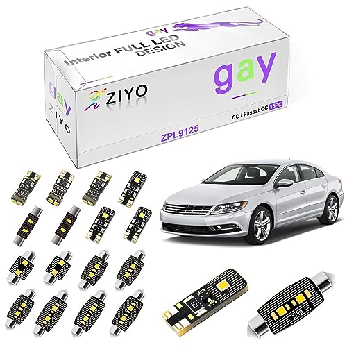 Kit de luces LED interiores para Volkswagen CC 2008-2017