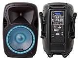 Absolute USPROBAT15 15' Speaker 3500W PA DJ System Wireless Mic Bluetooth Rechargeable