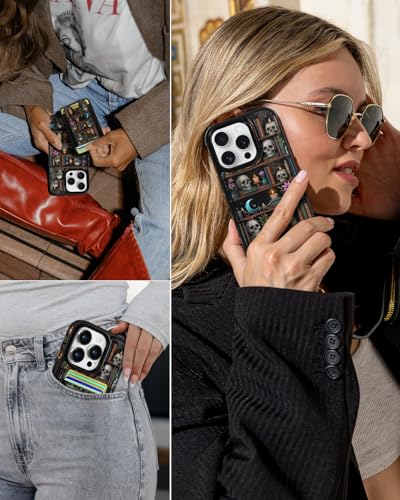 Funda cartera para iPhone 12 Pro Max Shorogyt con tarjetero Magsafe desmontable 6