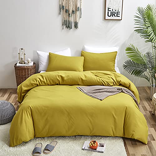 Houseri Moss Green Comforter Set Queen Chartreuse Bedding Comforters Full Size Yellow Green Bedding Quilt Greenish Yellow Bedding Sets Queen