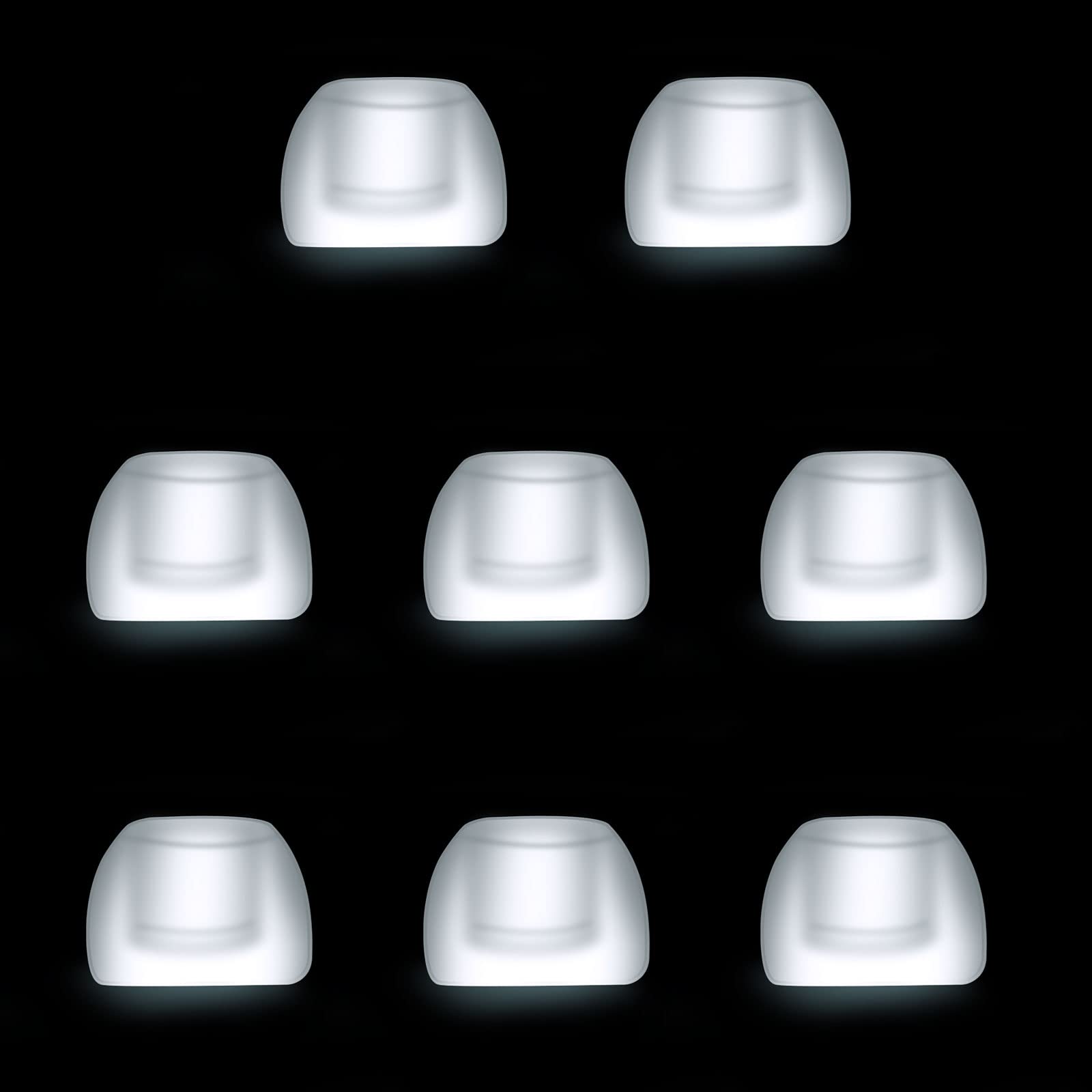 Ear Domes for ITC CIC Hearing Aids, Recommend for Autiphon AT216 or Other Similar Devices (S * 8)