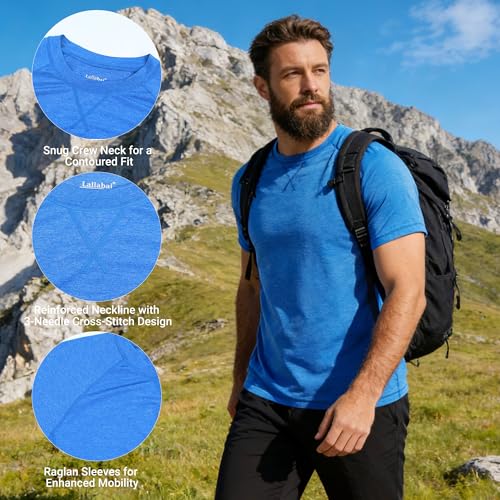 Image of Mens Swim Shirts UPF 50+ Sun Shirts Rash Guard Quick-Dry Fishing T-Shirts