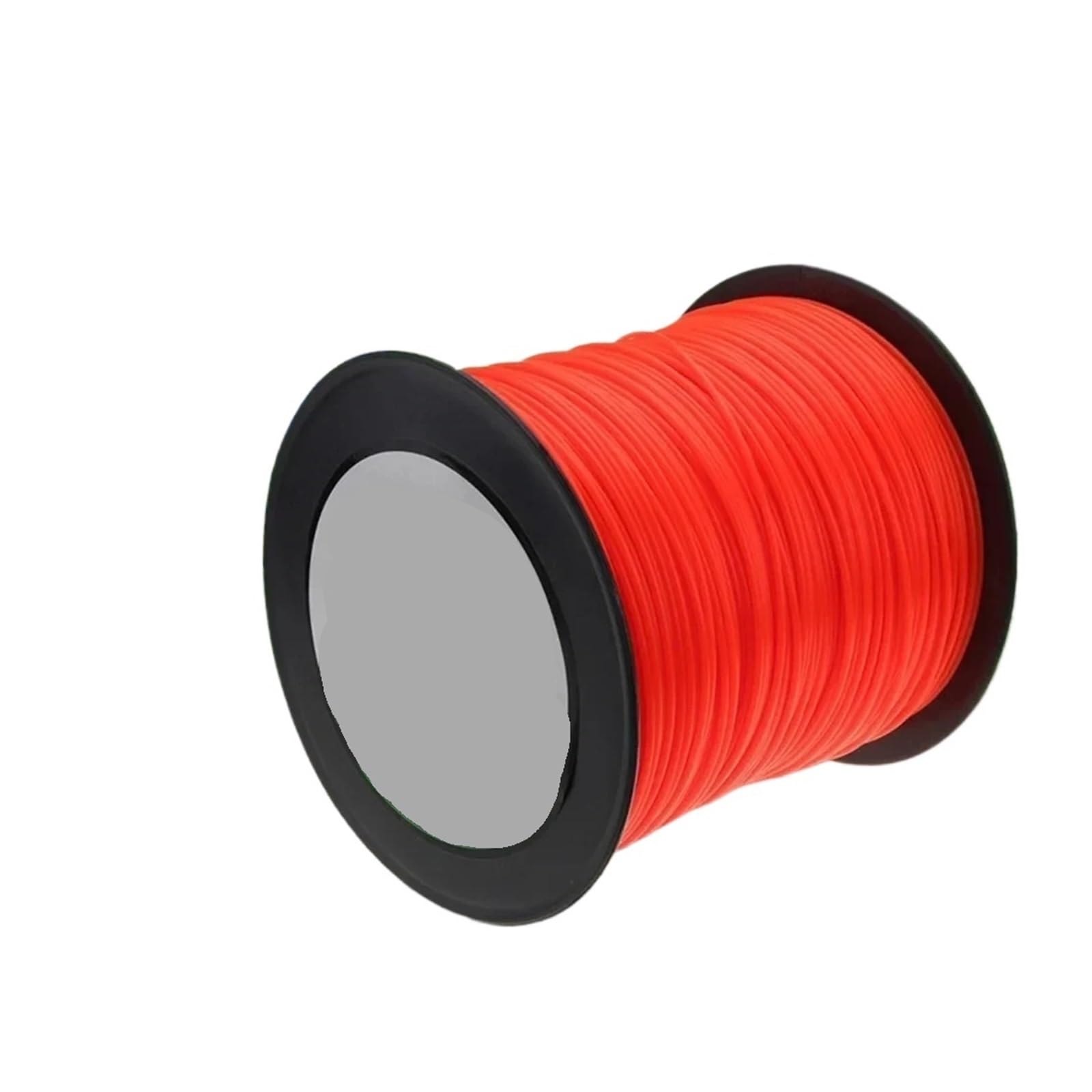 Hilo de corte de nailon, cuerda espiral redonda para cabezal, 2.7mm*50m | Cordón redondo naranja para desbrozadora, hilo de corte, 1 x hilo