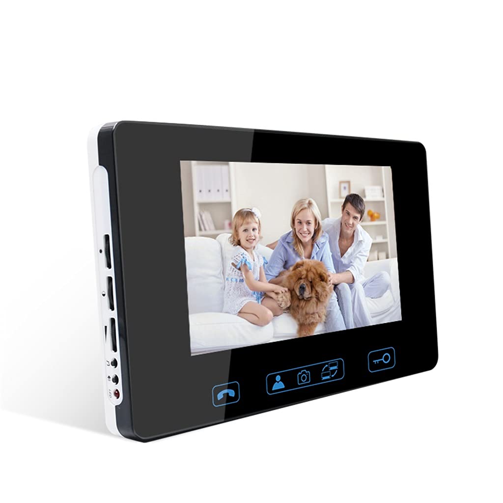 Timbre WiFi con intercomunicador, Pantalla táctil de 7 Pulgadas, Timbre para Exteriores, cámara, videoportero inalámbrico para Sistema de Seguridad del hogar