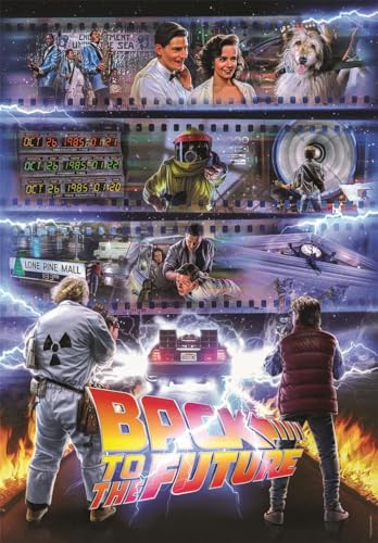 Puzzle 1000 pièces : Back to the future Clementoni Puzzles - vue 3