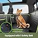pecute Hundedecke Auto Rückbank für LKW 145 * 73 cm, Hartboden Hund Auto Rückbank, Hochwertig Wasserdicht, Leicht zu Reinigen und Einfach zu Verstauen, für Full Size SUV/LKW, bis zu 150 kg