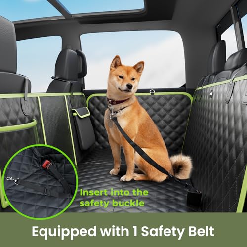 pecute Hundedecke Auto Rückbank für LKW 145 * 73 cm, Hartboden Hund Auto Rückbank, Hochwertig Wasserdicht, Leicht zu Reinigen und Einfach zu Verstauen, für Full Size SUV/LKW, bis zu 150 kg