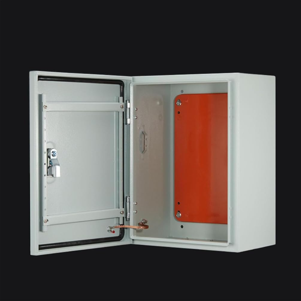 Edelstahl Wasserdichter Schaltschrank Innen Außenwandmontierter Anschlusskasten Rostfreier Technikkasten Einfacher Zugang Eingebaute Isoliermontageplatte,400 * 200 * 500mm