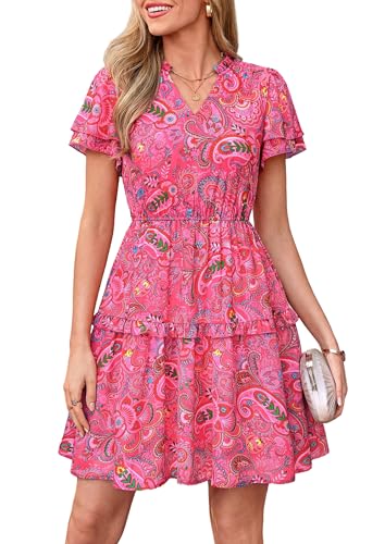 Image of PRETTYGARDEN Womens Summer Floral Beach Dresses