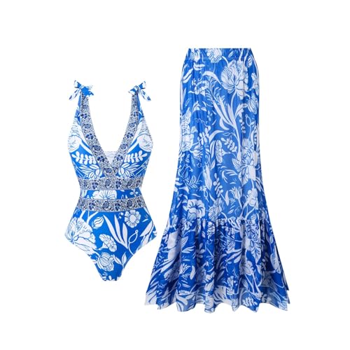 Tankini femme deux pièces anti-frottement avec maintien intégré