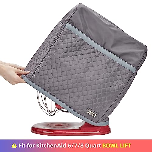image for HOMEST Stand Mixer Quilted Dust Cover with Pockets Compatible with Kit