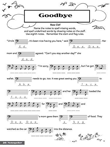 Theory For Young Musicians, Notespeller #TOP4