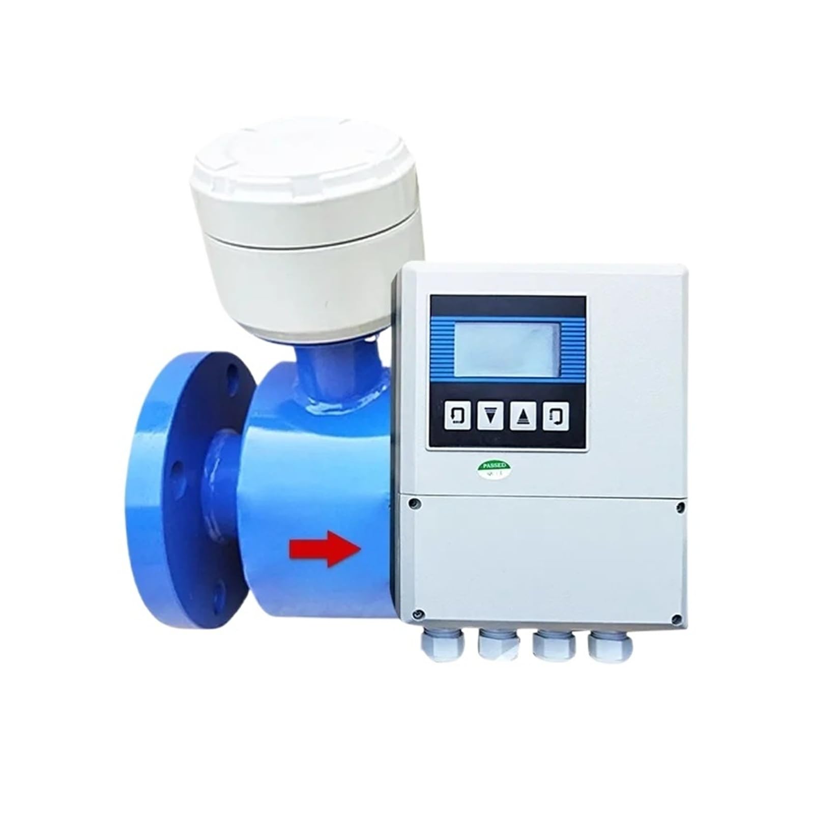 de calibración 220V 24V caudalímetro electromagnético líquido conductor dividido(DN15 PTFE Liner)