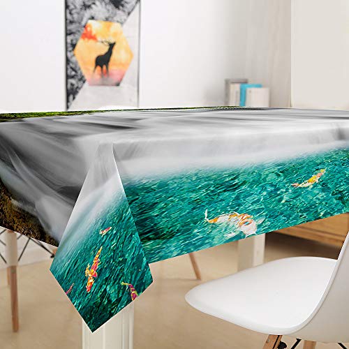 Nappe décorative 3D forêt de rivière pour fête de mariage
