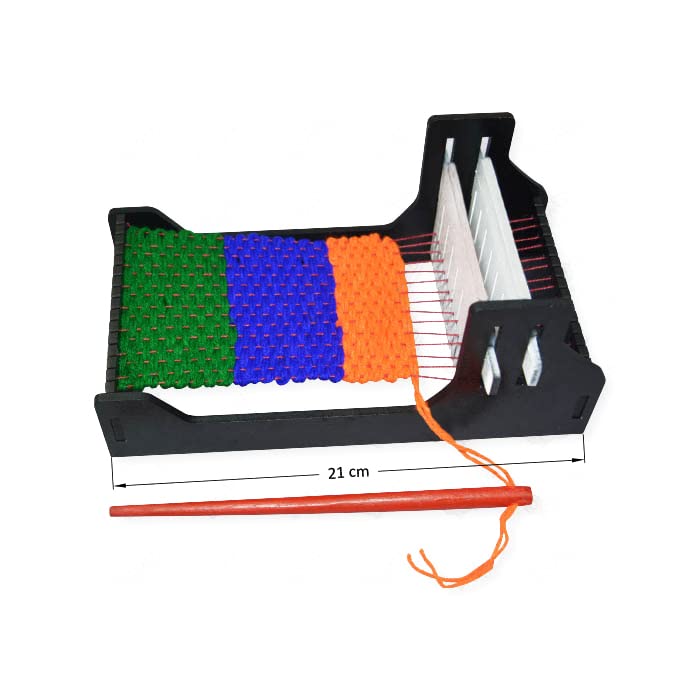 Fiber to Fabric Weaving Loom DIY kit for Kids | Science Project for School | Weaving for Beginners | Handloom