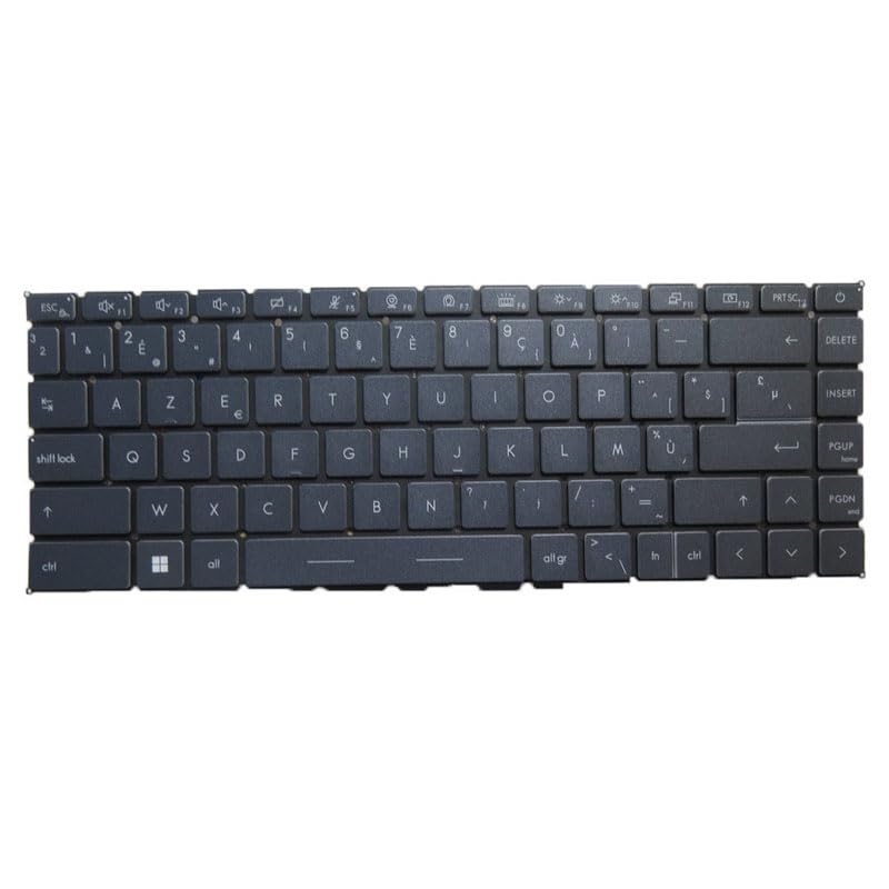 Laptop Backlit Keyboard for MSI Delta 15 MS-15CK A5EFK MS15CK Belgium BE Grey No Frame New