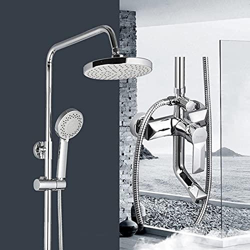 Robinet mitigeur de douche mural effet pluie de qualité supérieure en kit de salle de bain - 3