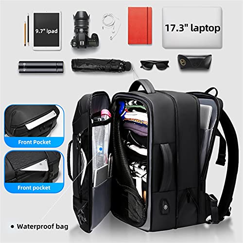 Hjuik Multifunctional Large Capacity Travel Bag Man Backpack Waterproof Laptop Backpacks With Usb Charging (Color : Black) #TOP5
