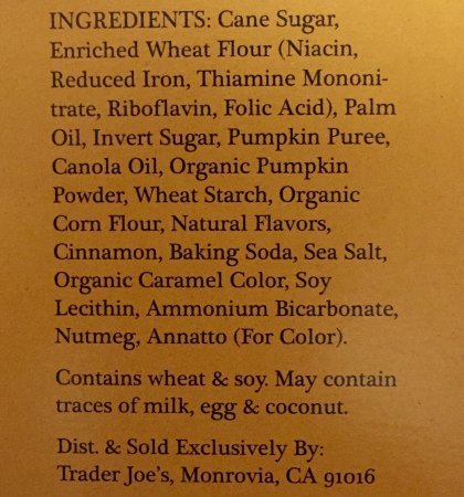 Trader Joe's Pumpkin Joe Joe’s Cookies 10.5 Ounces…