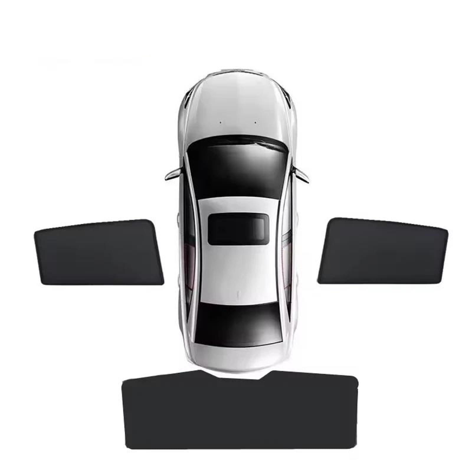 Cortinas De Bloqueo Cubiertas De Parasol Y Piezas Protección Solar Para Para NU7 2018-2025 Parasol Coche Magnético(3pcs Rear Sunshade)