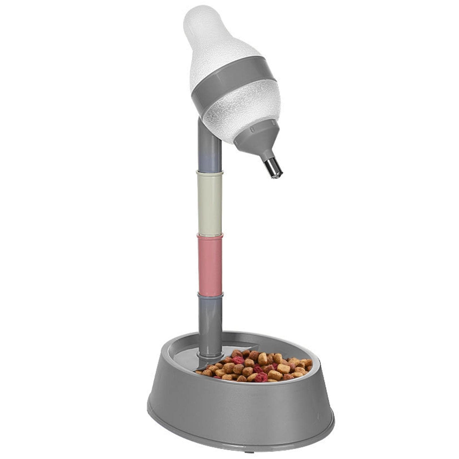 2 In 1 Cat Feeder | Dog Food and Water Bowl 2 In 1 Adjustable,Pet Food Water Dish for Cats, Dogs, Puppies, Rabbits, Pet Supplies Ora-ae