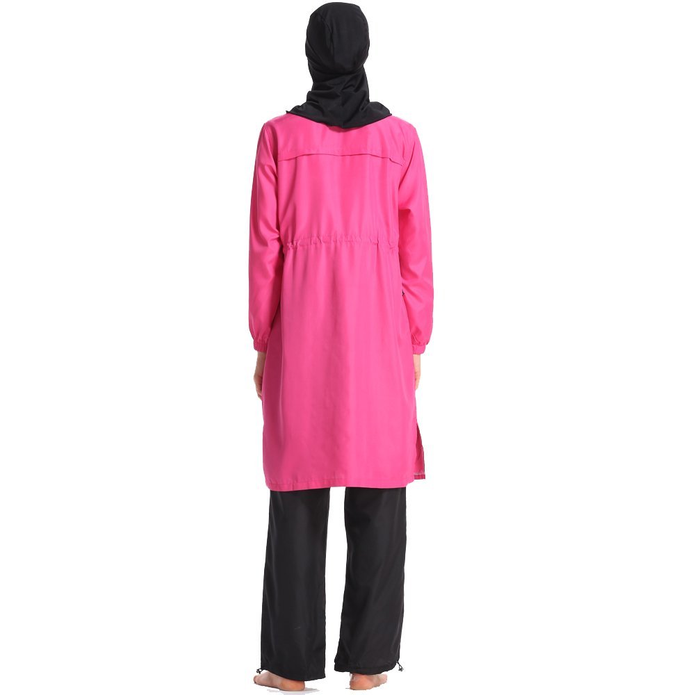 Costumi da bagno modesti con Hijab staccabile, costume da bagno musulmano modesto costumi da bagno islamici costumi da bagno da spiaggia a lunghezza intera