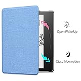 Case for Kindle Oasis - Only Fits All-New 7 Inches Kindle Oasis(10th Generation, 2019 Release & 9th Generation, 2017 Release) Durable Waterproof Cover with Auto Wake/Sleep, Light Blue - Image 5