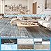 Art3d 15 Sq.ft Peel and Stick Floor Tiles, 10Pcs Luxury Vinyl Plank Flooring Wood Look, 36