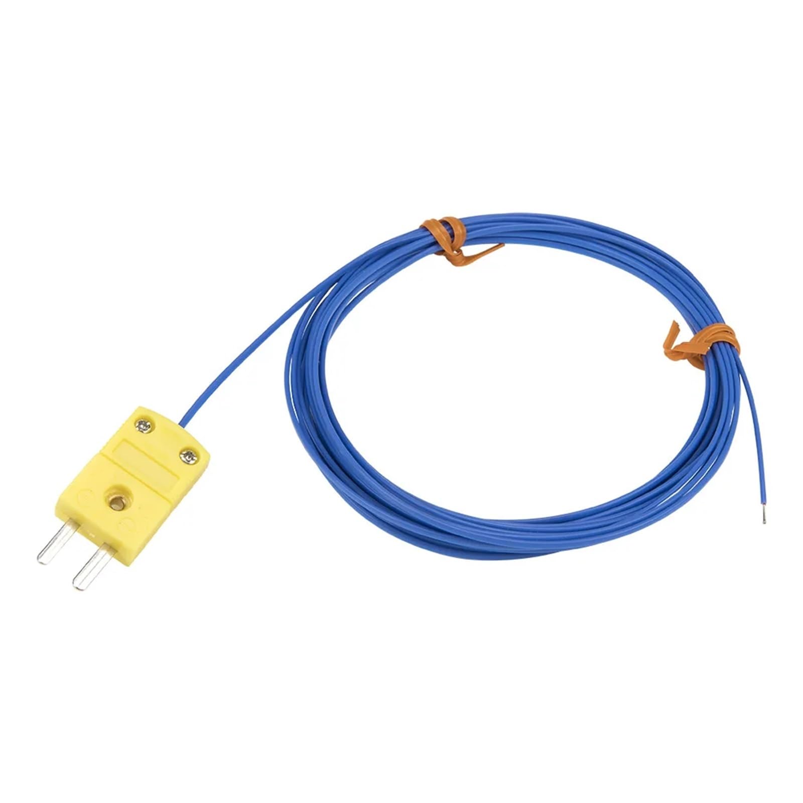 Sensor de temperatura tipo K con termopar de cabezal y cable PTFE de 5m 5