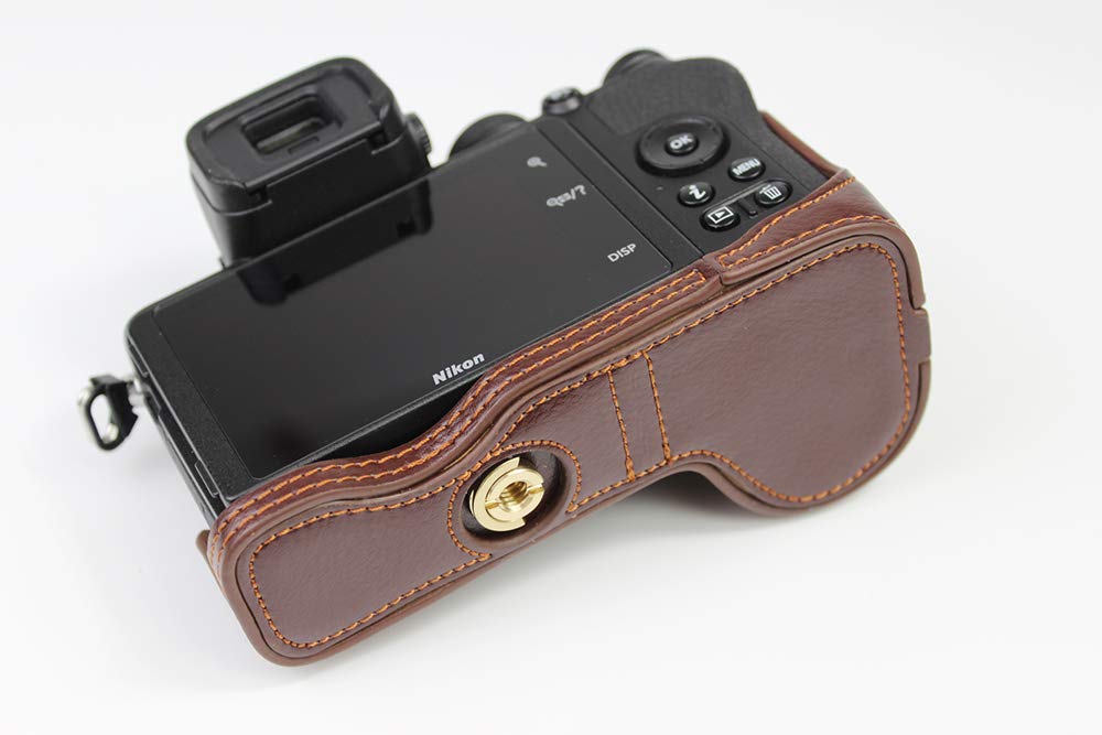 Amazon | SIUTATDSH カメラケース 銀付牛革 適用 Nikon ニコン Z50 Z30