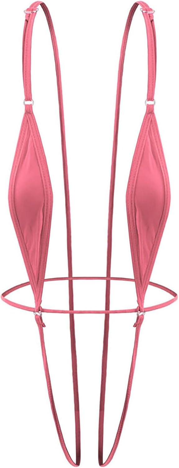 Women's Swimsuit Sexy Lingerie One Piece Extreme Micro Bikini Monokini | Stretch Backless Slingshot Teddy Lingeries
