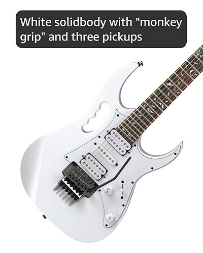 Amazon.com: Ibanez JEMJR Steve Vai - White : Musical Instruments