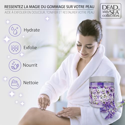 Dead Sea Collection B07TBFDMGC Lavender Salt Body Scrub thumb #2