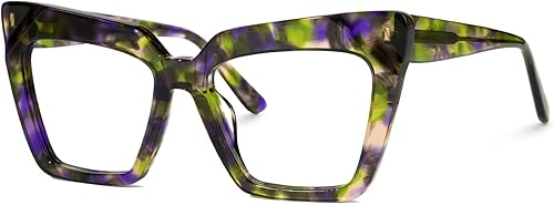 Miniatura 2 de Zeelool Marco de gafas de ojo de gato de moda para mujeres con lentes transparentes sin receta Barnes ZJGA595438