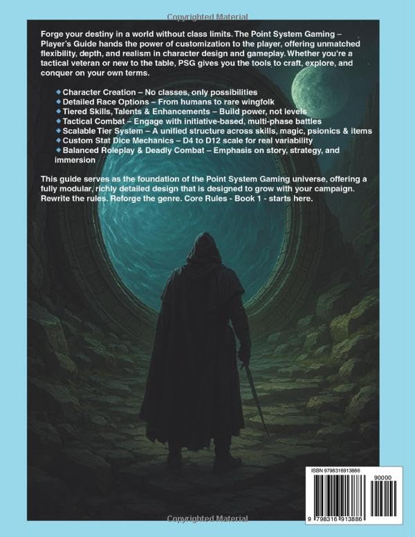Point System Gaming - Player's Guide: RPG Essentials: A step-by-step guide for new players, covering mechanics, character creation, and role-playing tips. (Core Rules) - Image 2