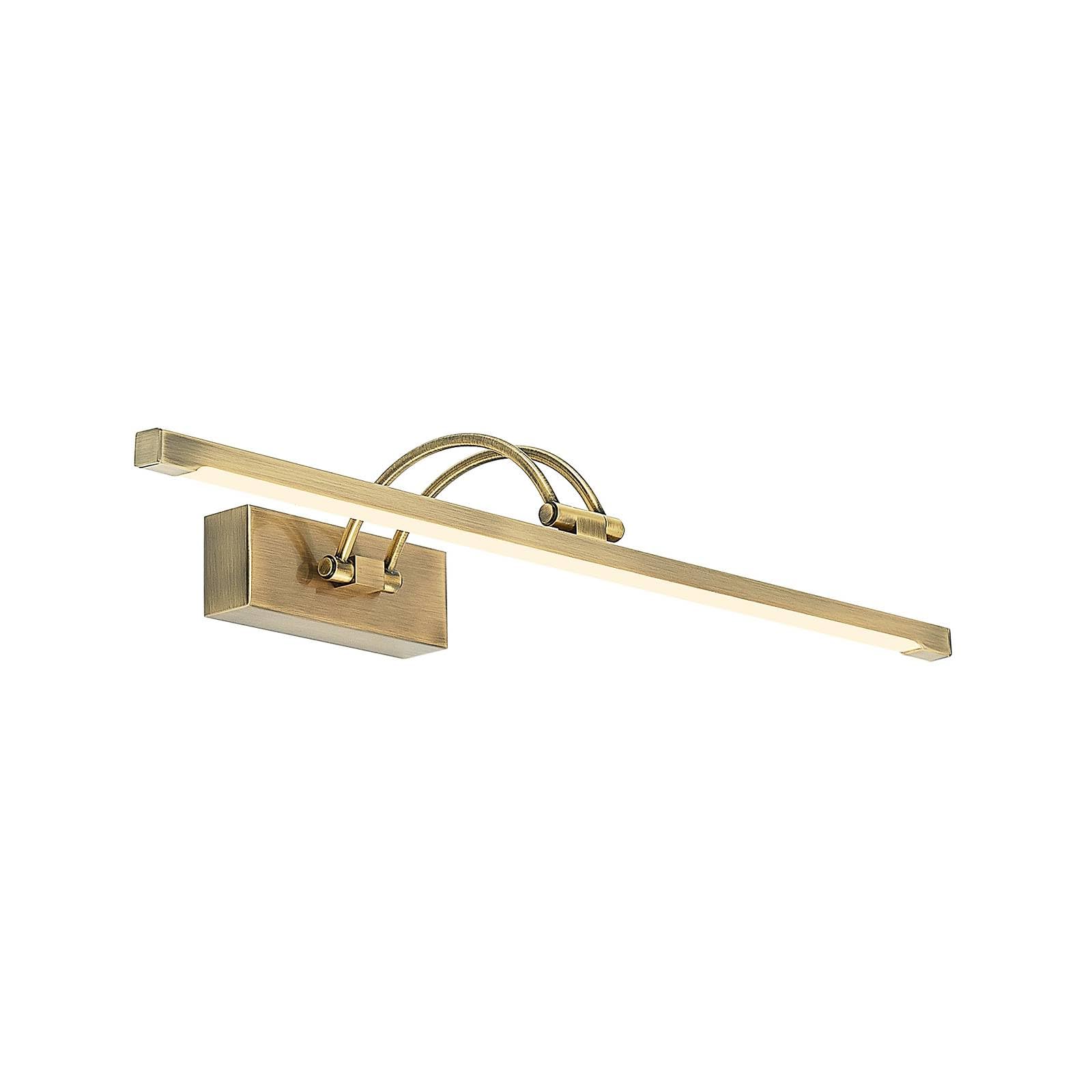 Lucande LED Wandleuchte, Wandlampe Innen Felena in Bronze aus Aluminium (1 flammig) - Bilderleuchte Wandstrahler Wandbeleuchtung Schlafzimmer/Wohnzimmer Wohnzimmerleuchte