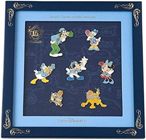 ディズニー 15周年 ピンバッジ セット ピン 額縁入り 立て掛け ファンダフルディズニーメンバー限定 ミッキー ミニー ドナルド デイジー プルート グーフィー チップとデール 東京ディズニーリゾート Tdr Tds ディズニーシー バッジ Amazon