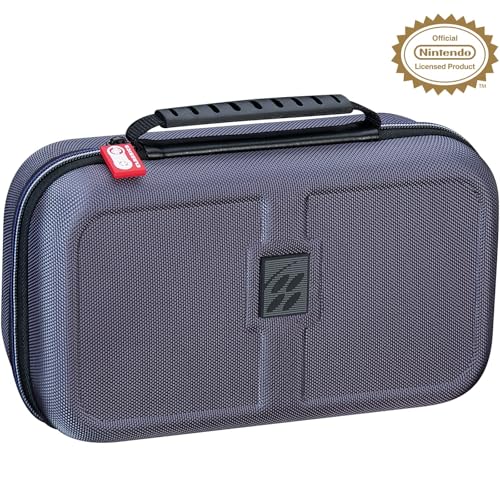 RDS - Officially Licensed Super Nintendo Classic Entertainment System Carrying Case – Protective Deluxe Travel System with Gray Ballistic Nylon Exterior