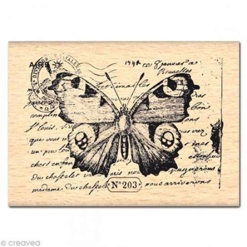 Florilèges Design FE112018 Tampon Scrapbooking Papillon 203 Beige 5 x 7 x 2,5 cm Cover