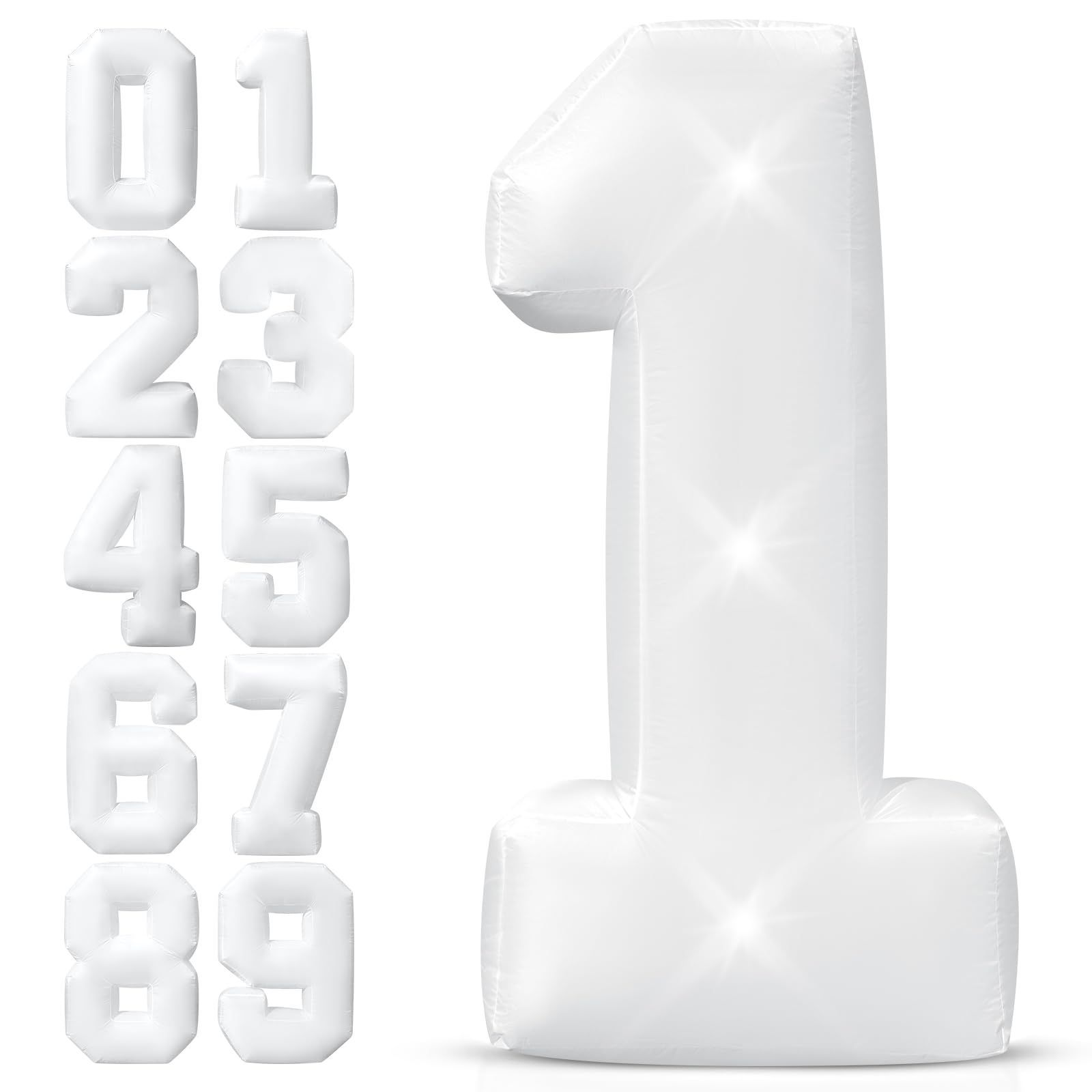 Photo 1 of Eyourlife 5FT Giant Inflatable Light Up Number 1 Easy Setup Decoration