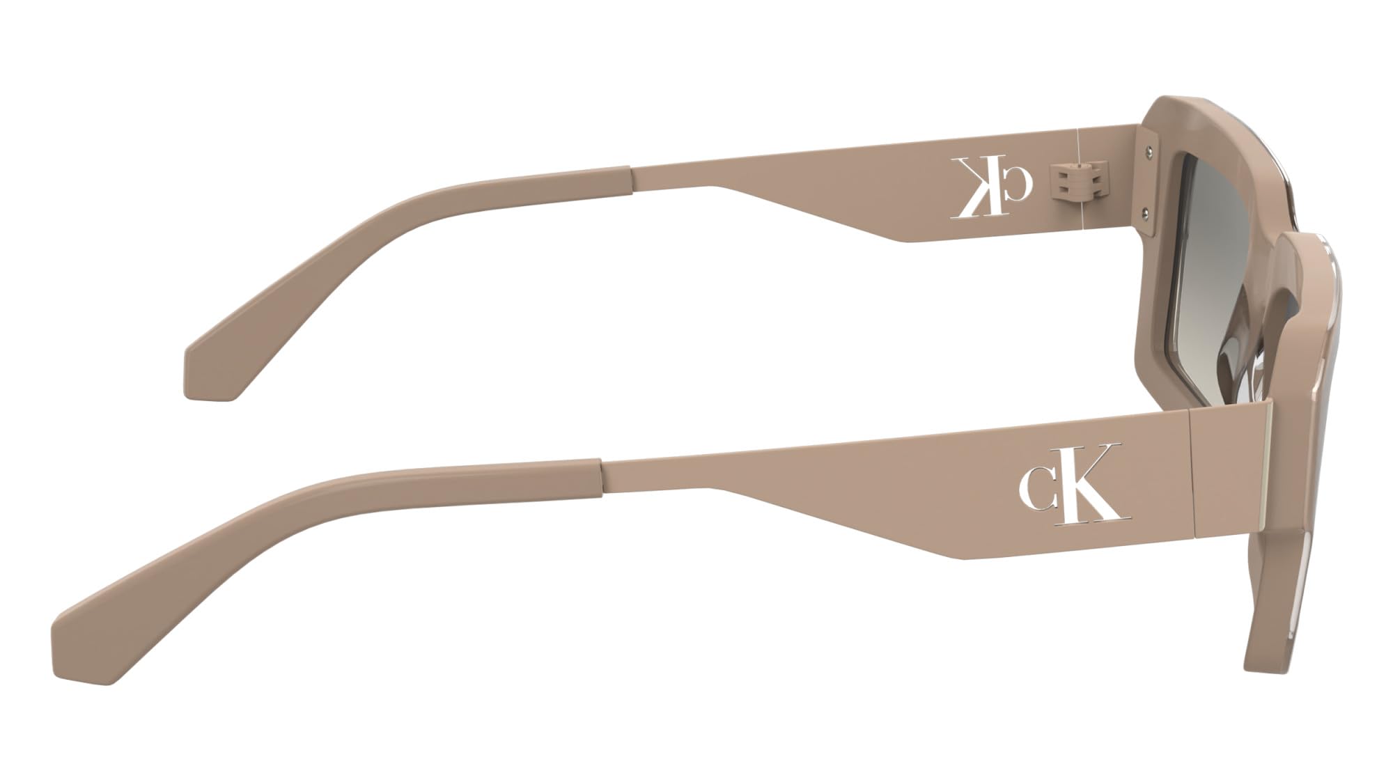 Calvin Klein Jeans Unisex Adult Sunglasses CKJ25606S - Blush with Gradient Taupe Nude Lens